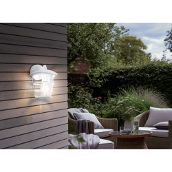 Applique extérieure Aloria suspendue blanche E27 60 W