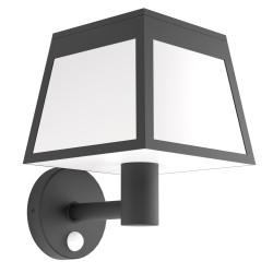 Applique LED solaire Altilia avec détecteur de mouvement noire 7