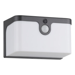 Applique LED solaire Croara avec détecteur de mouvement noire 7