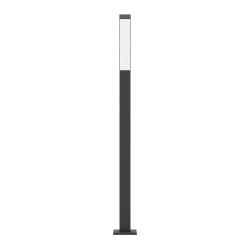 Borne extérieure LED Ugento noire 79 cm 9 W