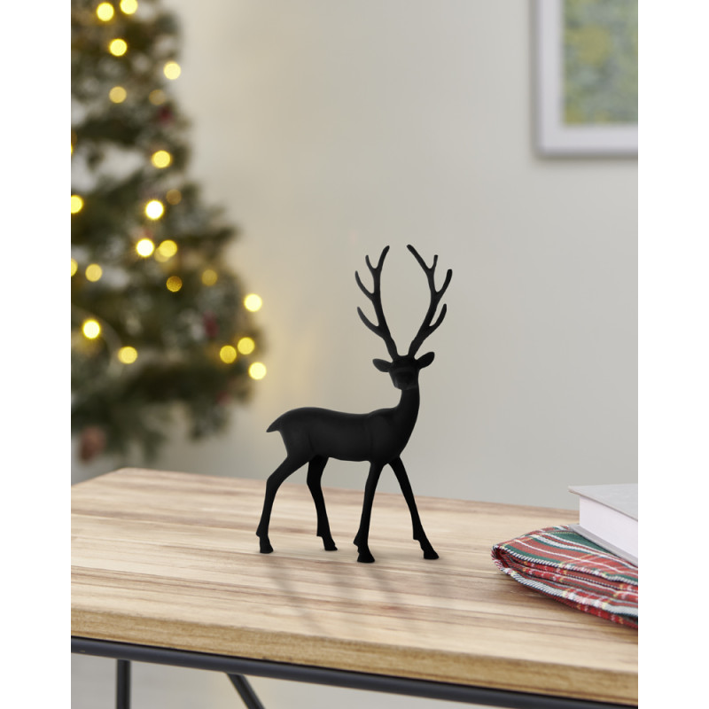 Cerf Baligian noir 27 x 10 x 44 cm EGLO