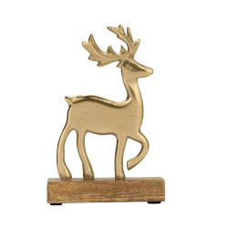 Cerf Baliguian doré 13 x 5 x 20 cm EGLO