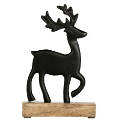 Cerf Baliguian noir 13 x 5 x 20 cm EGLO