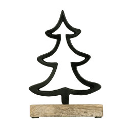 Sapin Baliguian noir 13 x 5 x 19 cm EGLO