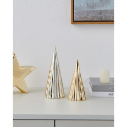 Sapin Catacol doré Ø 7 x 15 cm EGLO