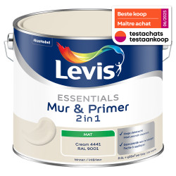Peinture Murale Essentiels Crème 2-en-1 2,5L | LEVIS