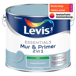 Peinture murale Essentiels bleu grisâtre 2-en-1 2,5 L | LEVIS