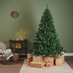 Sapin de Noël artificiel Greenwood vert 210 cm