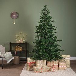 Sapin de Noël artificiel Balsamea vert 210 cm