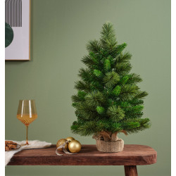 Sapin de Noël de table artificiel Edmonton vert 45 cm