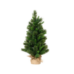 Sapin de Noël de table artificiel Edmonton vert 75 cm