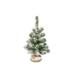 Sapin de Noël de table artificiel Imperial vert enneigé 35 cm