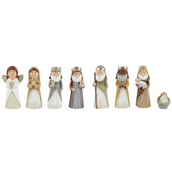 Set de figurines pour crèche de Noël 8 pièces