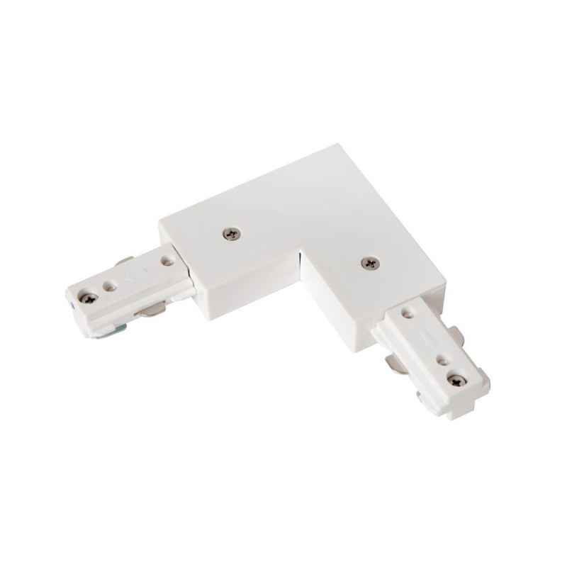 Connecteur en L gauche Track blanc LUCIDE