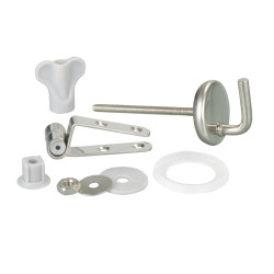 Set de fixation WC Inox WENKO 15mm 15 pièces | WENKO