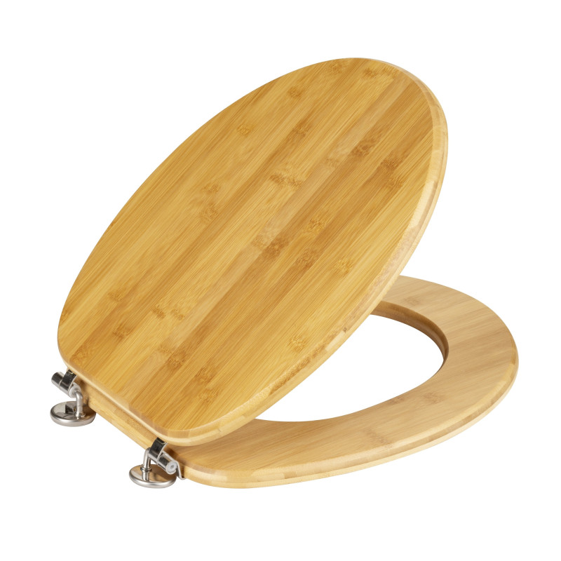Abattant WC en bambou WENKO - Confort et style | WENKO