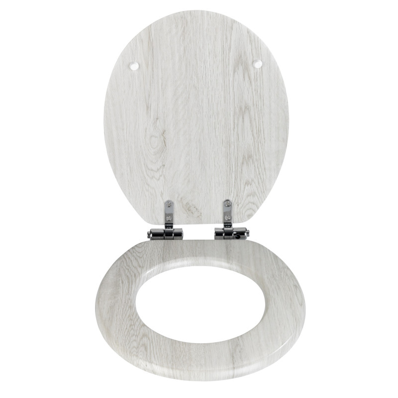 Abattant WC Chêne Gris WENKO - Élégance & Confort | WENKO