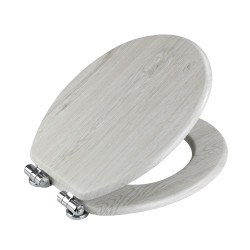 Abattant WC Chêne Gris WENKO - Élégance & Confort | WENKO