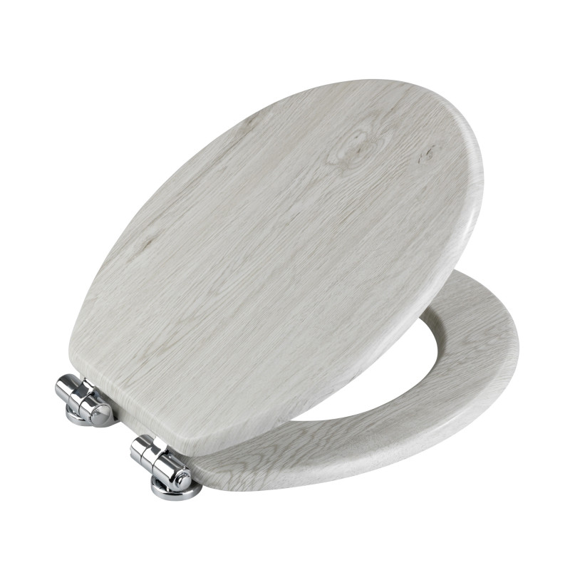 Abattant WC Chêne Gris WENKO - Élégance & Confort | WENKO