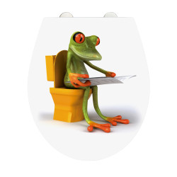 Abattant WC Grenouille WENKO - Design & Confort | WENKO