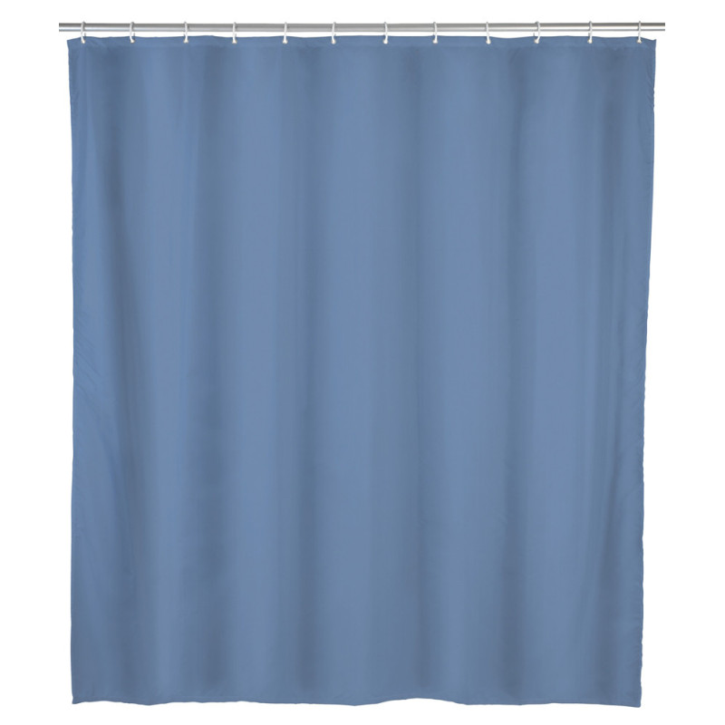 Rideau de douche bleu gris 180 x 200 cm WENKO