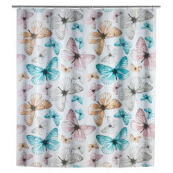 Rideau de douche Papillon 180x200 | WENKO