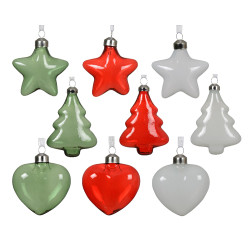 Ornement en verre transparent DECORIS