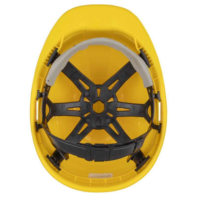 Casque de chantier jaune WOLFCRAFT – Protection & Sécurité | WOLFCRAFT