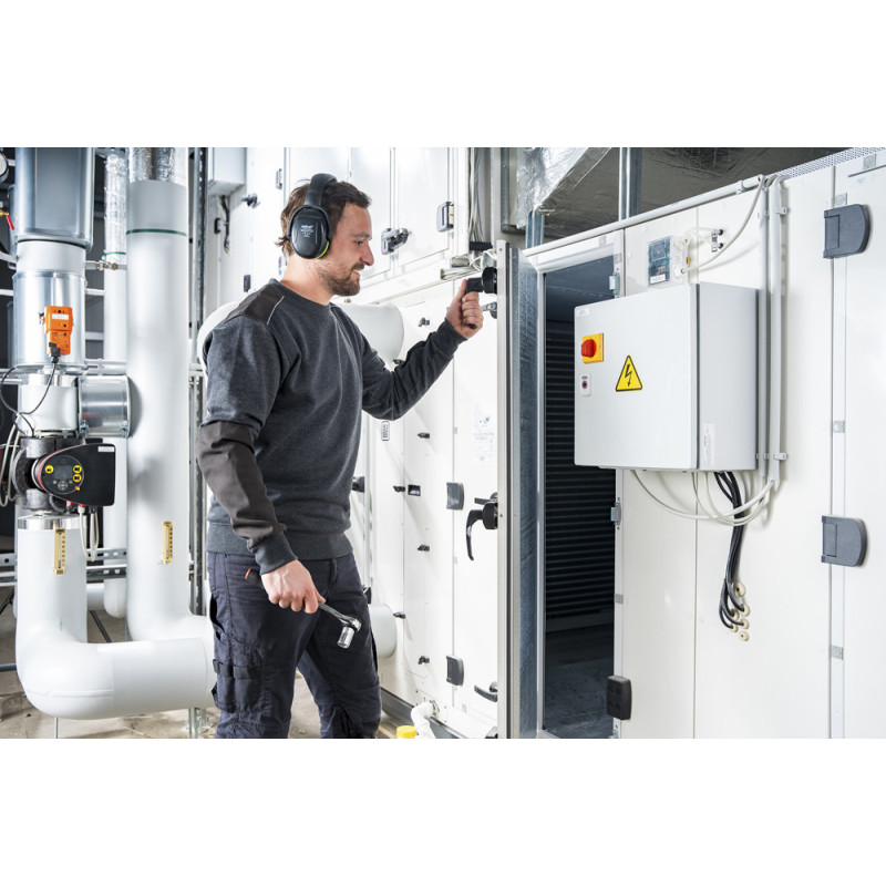 Casque Anti-Bruit Pro WOLFCRAFT Noir/Vert 30dB | WOLFCRAFT