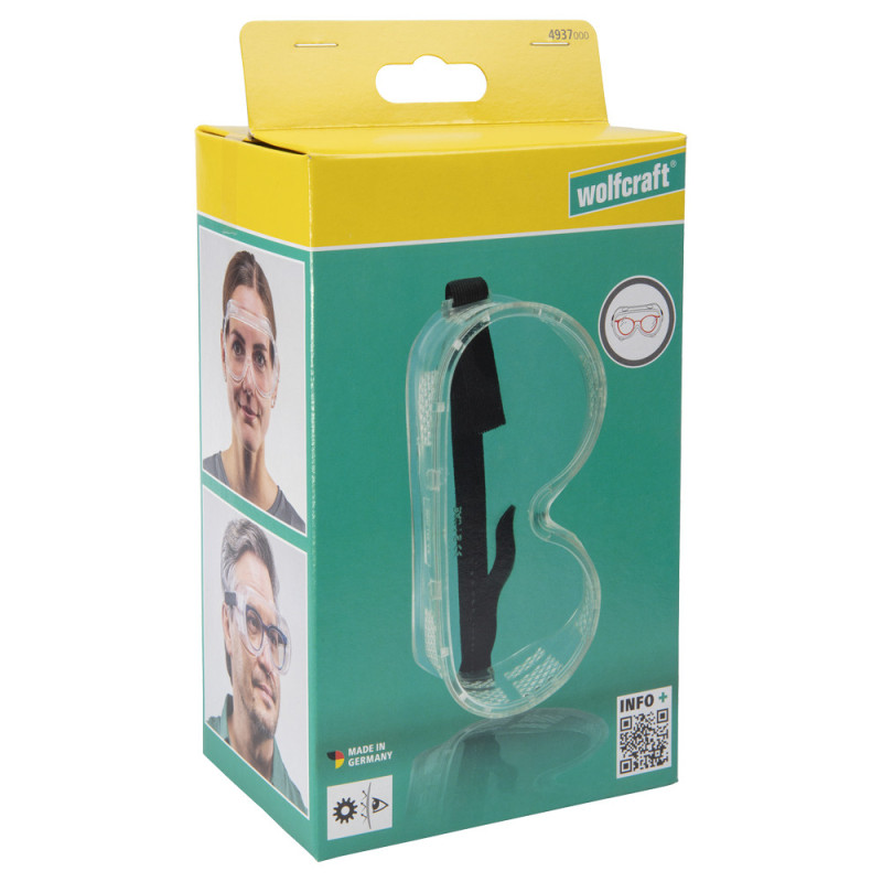 Lunettes-masque standard WOLFCRAFT – Protection oculaire | WOLFCRAFT
