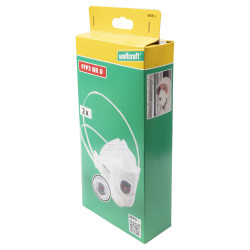 Masque FFP3 Valve 2 pièces – Protection respiratoire | WOLFCRAFT