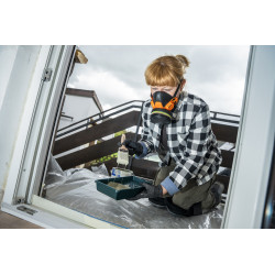 Demi-masque Respiratoire A1 WOLFCRAFT - Protection Fiable | WOLFCRAFT