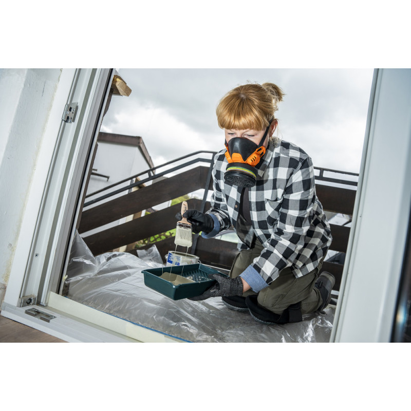 Demi-masque Respiratoire A1 WOLFCRAFT - Protection Fiable | WOLFCRAFT