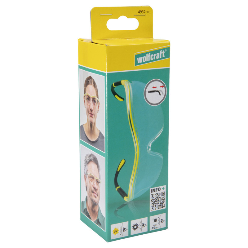 Lunettes de protection Outdoor transparentes | WOLFCRAFT