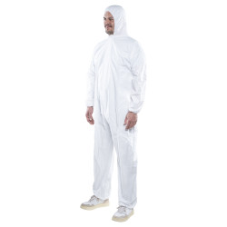 Combinaison jetable capuche XXL WOLFCRAFT – Autre protection | WOLFCRAFT