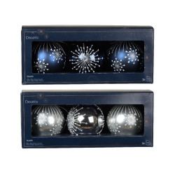 Boules de Noël Verre Feux d'Artifice – Déco Scintillante

