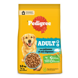 Sac de croquettes pour chien Poisson et Légumes 12 kg PEDIGREE