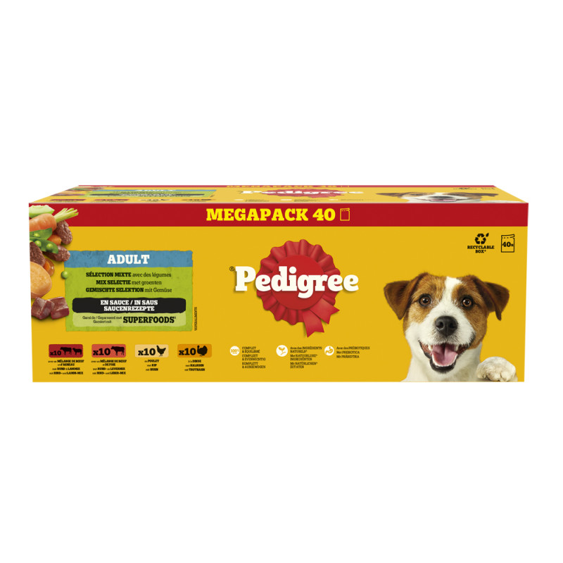 Patée pour chien Vital 40 pièces PEDIGREE
