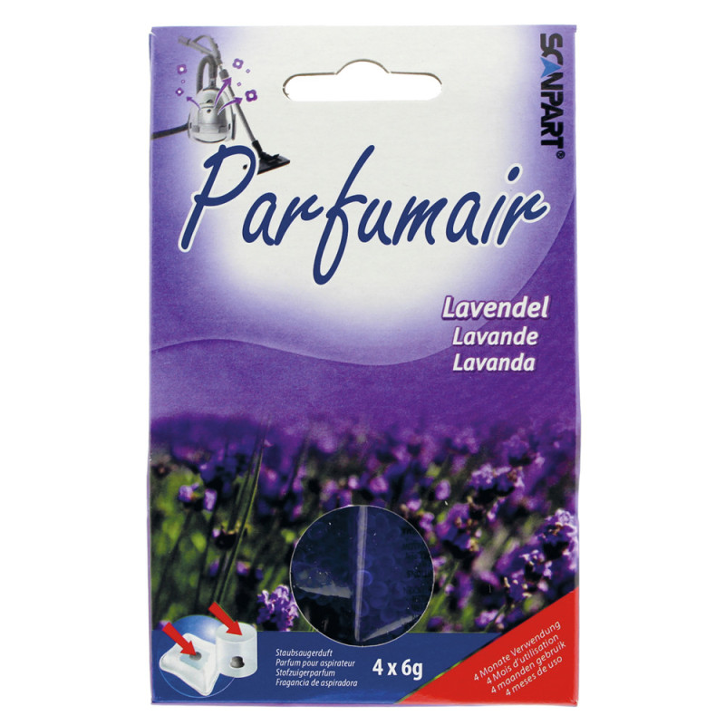 Perles parfumées aspirateur lavande d'été 4x6g | SCANPART