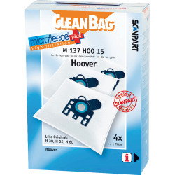 Sac Aspirateur Hoover M137HOO15 4 Pièces | CLEAN BAG