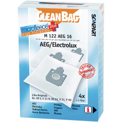 Sac Aspirateur AEG/Electrolux M122AEG16 4 Pièces | CLEAN BAG