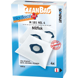Sac d'aspirateur Nilfisk M181NIL4 — 4 pièces | CLEAN BAG