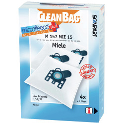 Sac Aspirateur Miele FJM M157MIE15 4 Pièces | CLEAN BAG