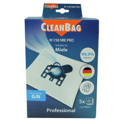 Sac d'aspirateur Miele GHN-M158MIEPRO en polaire — lot de 5 pièces | CLEAN BAG