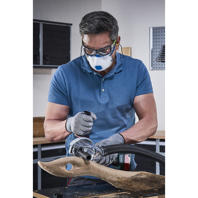 Râpe cylindrique pour meuleuse d'angle Ø 31,5 mm | WOLFCRAFT