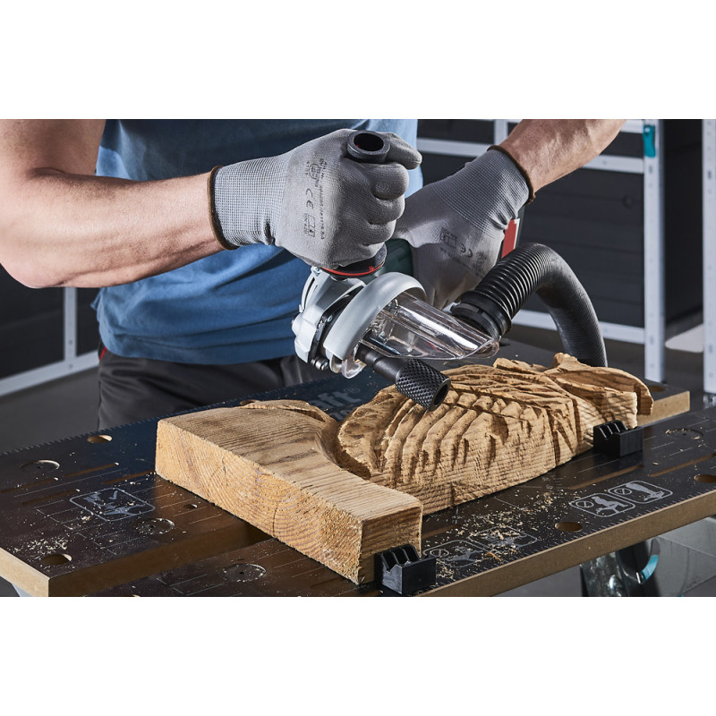 Râpe cylindrique pour meuleuse d'angle Ø 31,5 mm | WOLFCRAFT