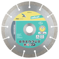 Disque diamant segmenté Pro universel Ø 180 mm | WOLFCRAFT