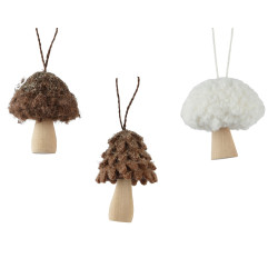 Champignon en polyester à suspendre Ø 7 x 8