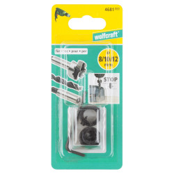 Butée de profondeur WOLFCRAFT pour guide de perçage mobile | WOLFCRAFT