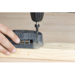 Butée de profondeur WOLFCRAFT pour guide de perçage mobile | WOLFCRAFT